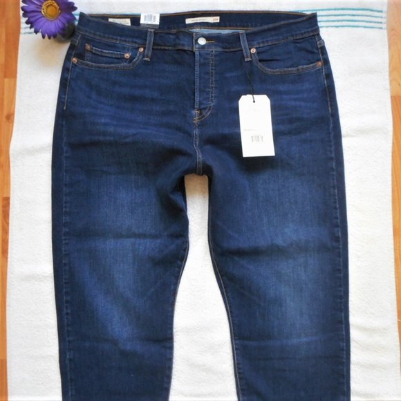 🌸SOLD🌸 New LEVI'S JEANS Size 20W Wedgie Skinny Denim - Picture 2 of 11